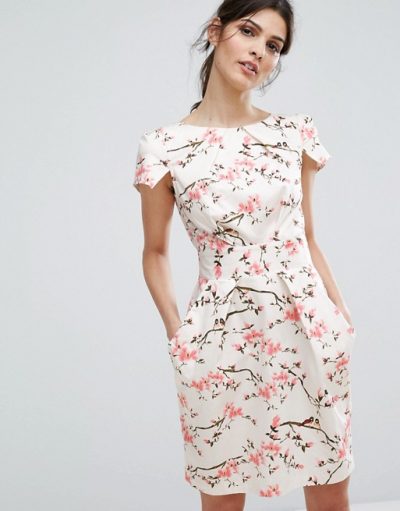 春のおすすめドレス 桜柄ワンピース10選 ドレスアップbook